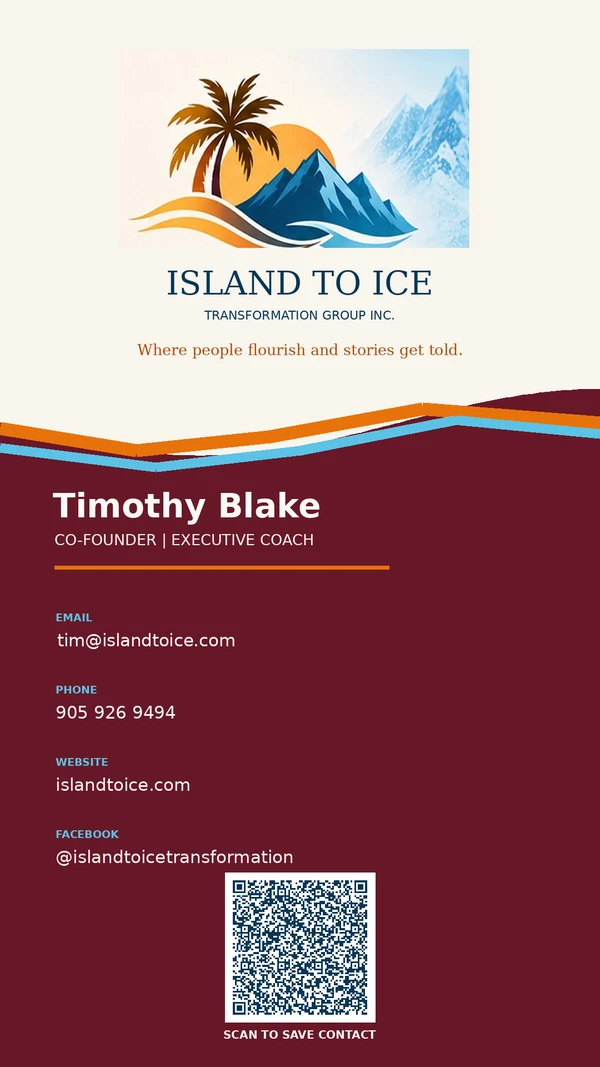 Timothy Blake's digital business card